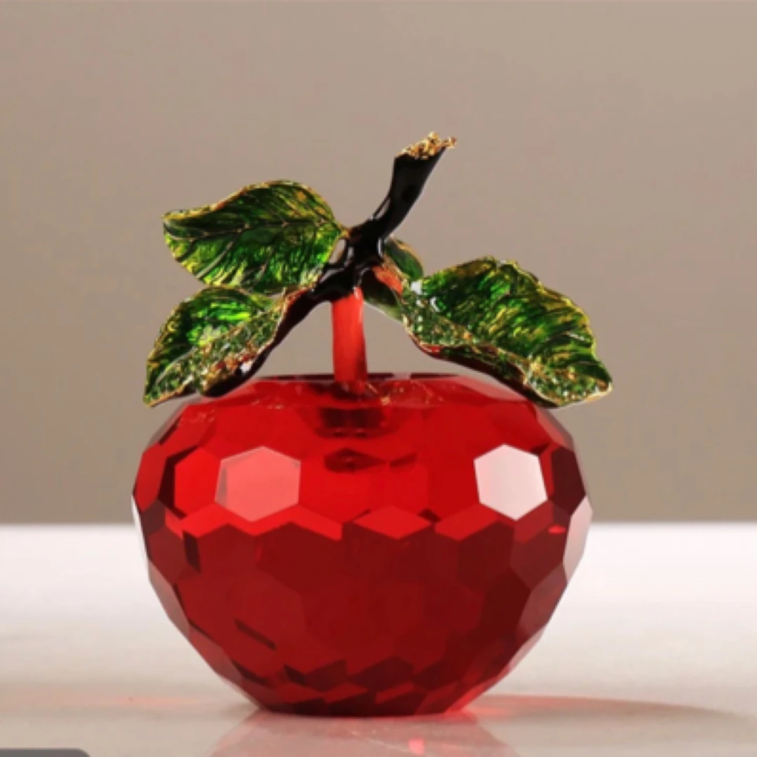 水晶苹果珐琅彩系列高端轻奢苹果