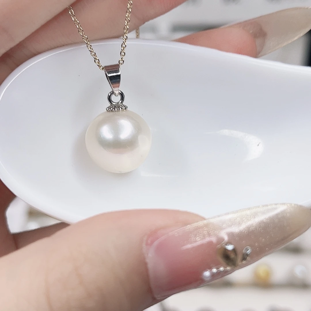 淡水珍珠吊坠(赠链)合金