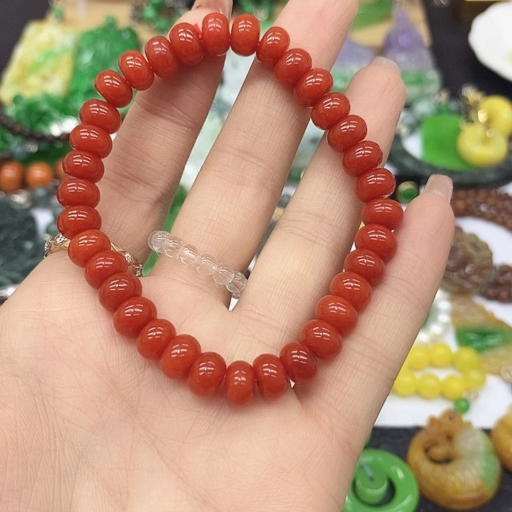 手链合金南红玛瑙手链34