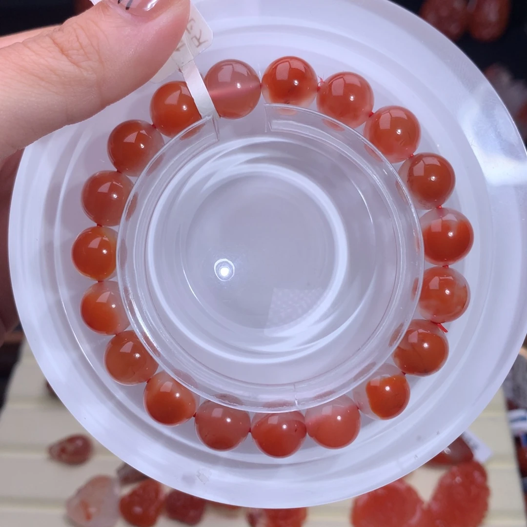 南红玛瑙未镶嵌珠宝半成品鸿运当头