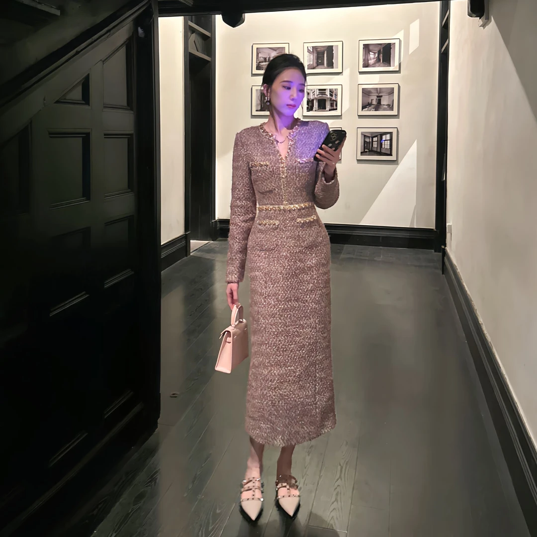 现货 Ayana【闪耀登场】设计师独立原创时尚设计感气质显瘦连衣裙