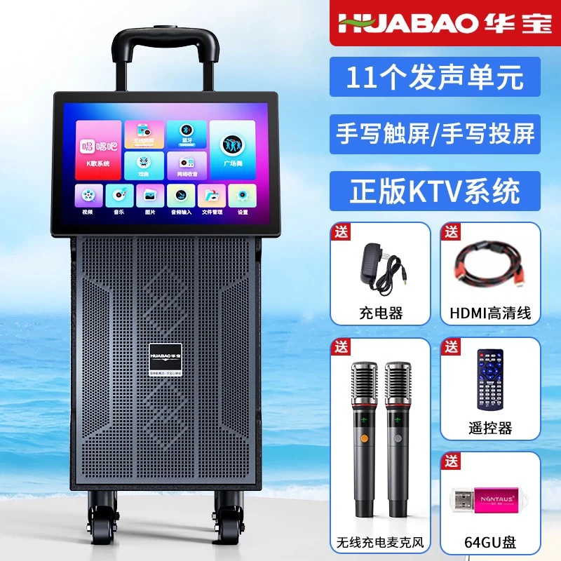 华宝A75广场舞户外蓝牙家用k歌