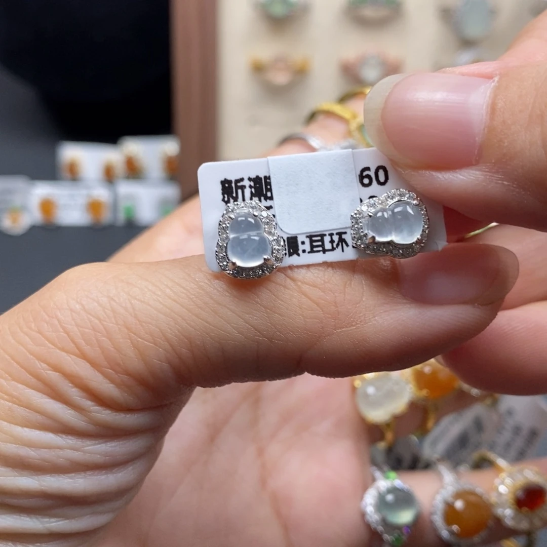 翡翠银S925镶嵌戒指