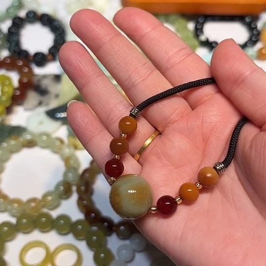 蛇纹石玉未镶嵌手串