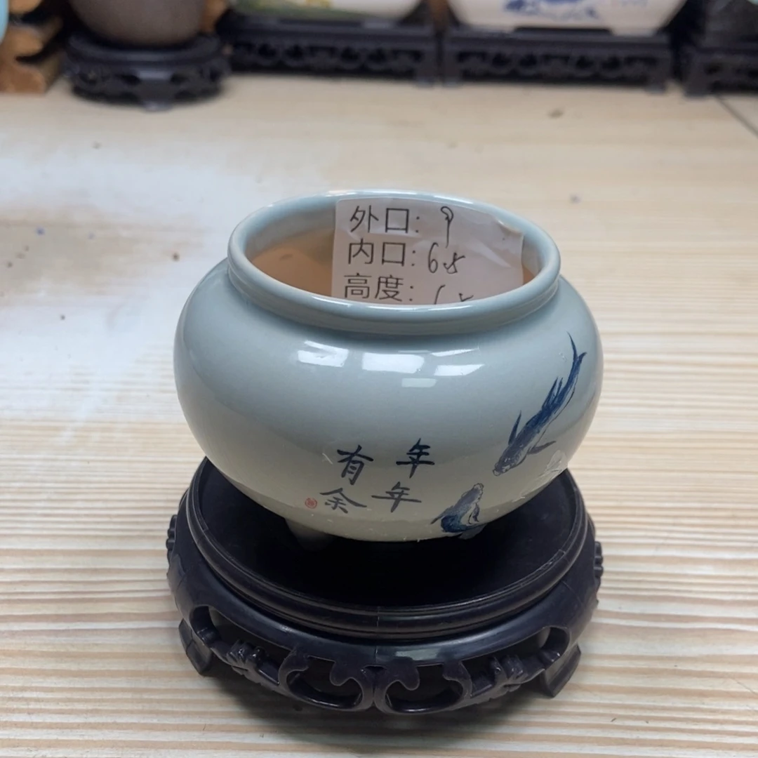 瓷片陶瓷花盆陶瓷艺术