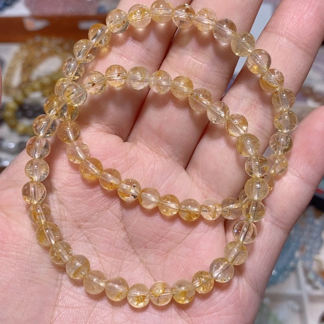 未镶嵌手链水晶桂花托帕