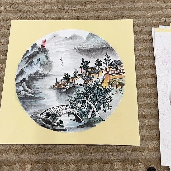 国画花鸟的翅膀和翅膀是一样