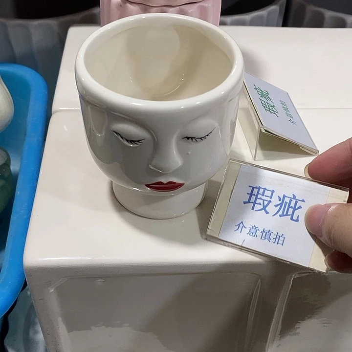 紫砂花盆多肉植物盆瑕疵有孔