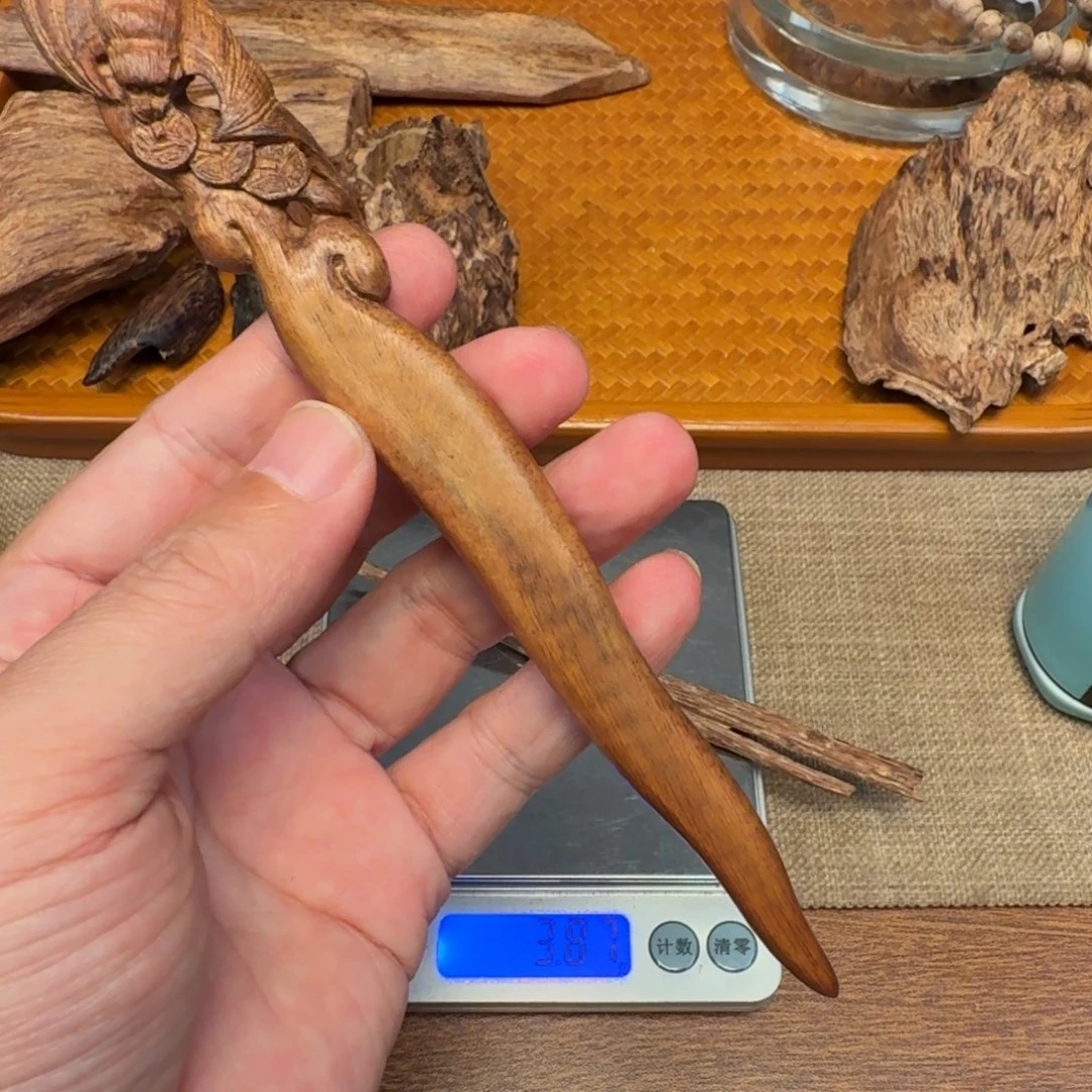 淳***和沉香安汶沉香发簪