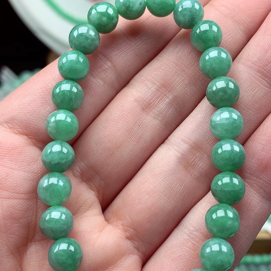 翡翠未镶嵌项链翡翠