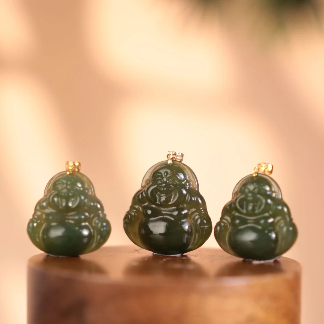 【上海友谊商店】XR32L和田玉佛公吊坠【多样性发一】