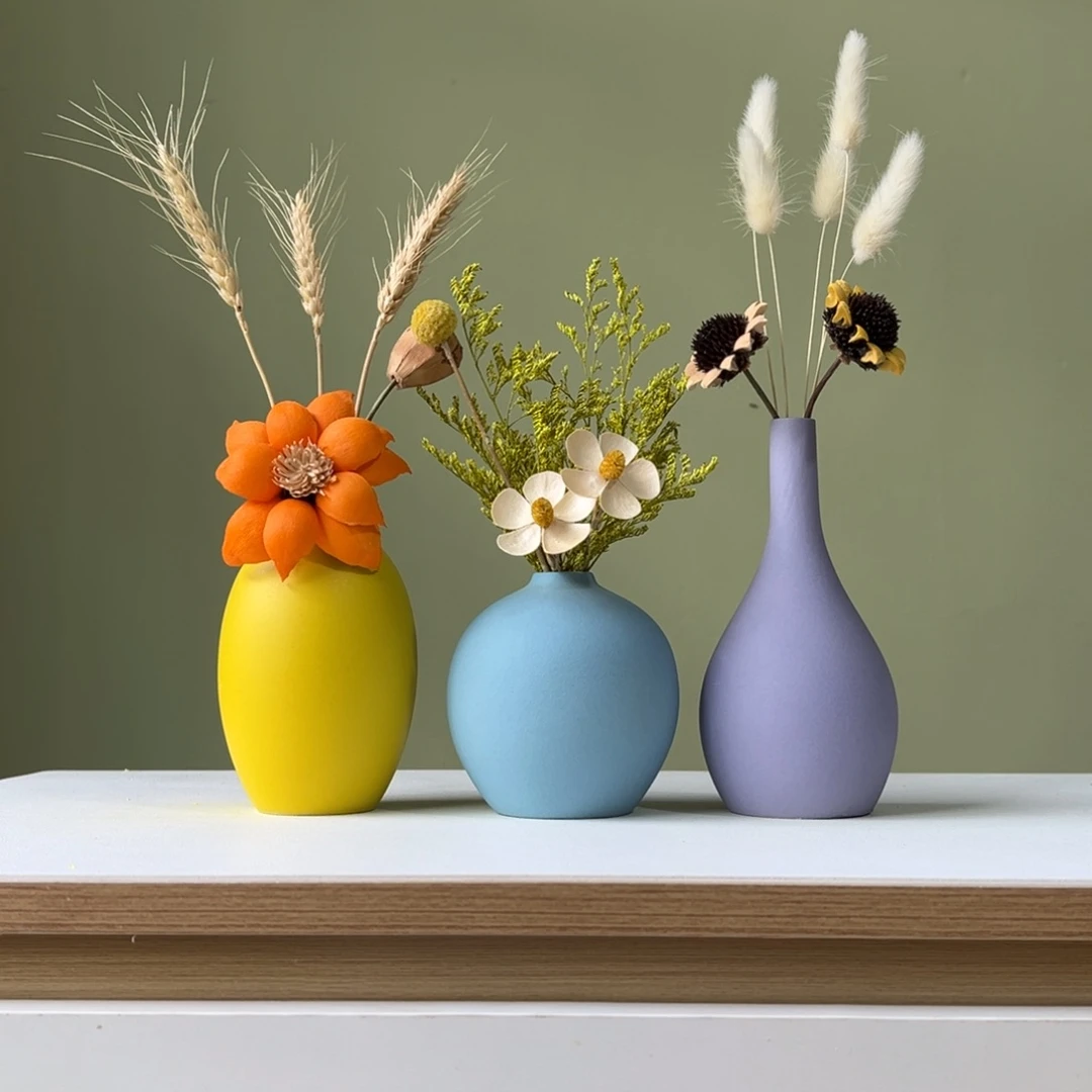 摆件花瓶带花高度20-30厘米左右