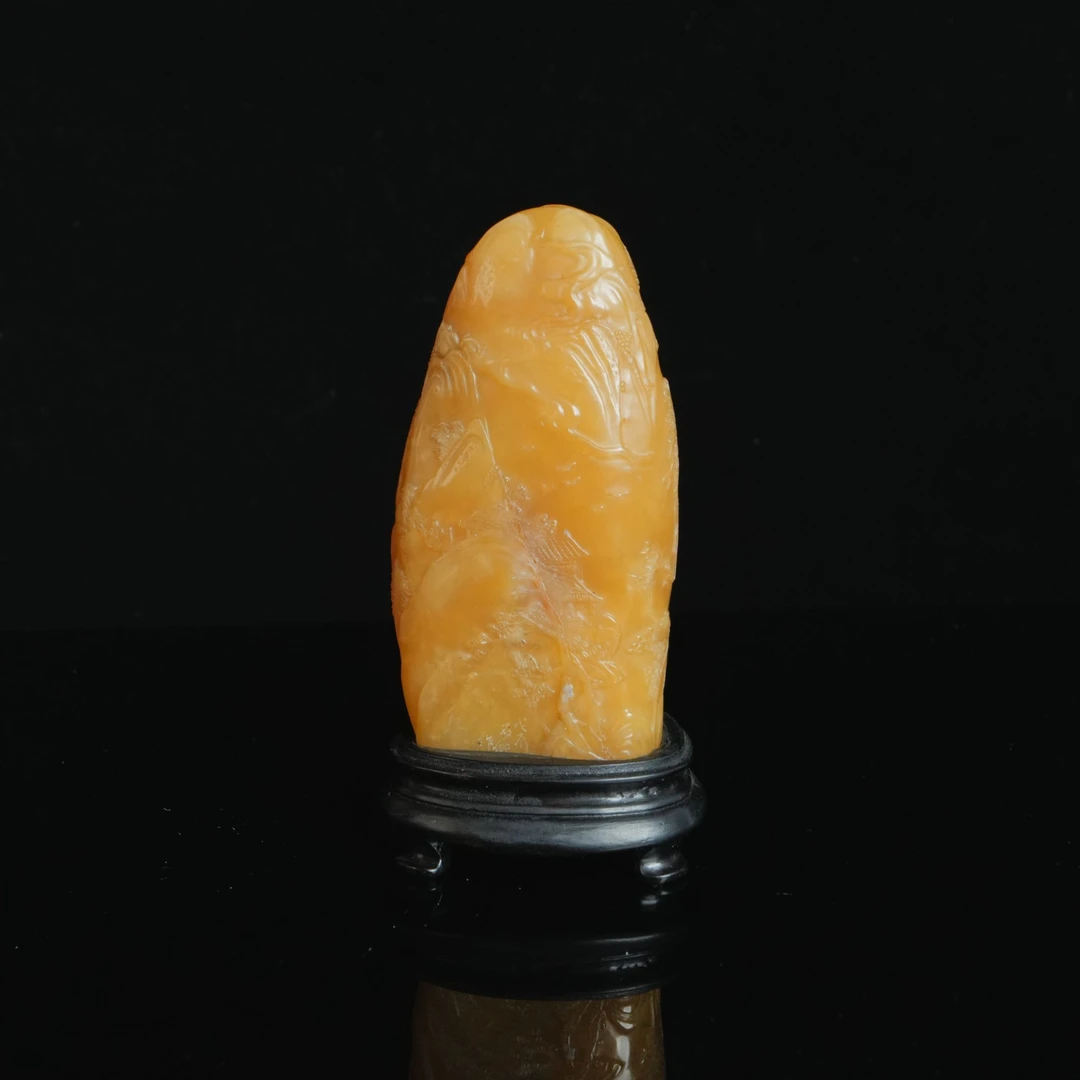 DY-C1523 寿山 田黄石衣锦还乡摆件 48*34*98mm235g