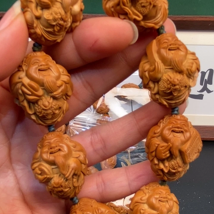橄榄核手串/手链橄榄核雕龙财