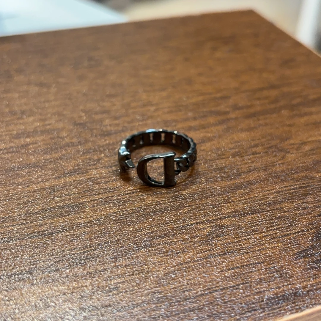 合金戒指 设计款字母戒指J25