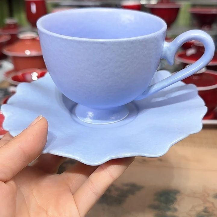 ?*o景德镇陶瓷红马坊杯
