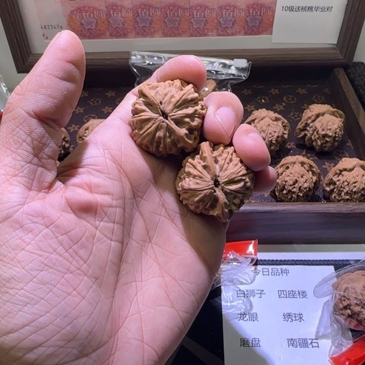 核桃手串/手链利*龙眼修