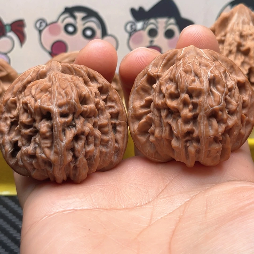 海***星文玩核桃吊坠44老树野楼