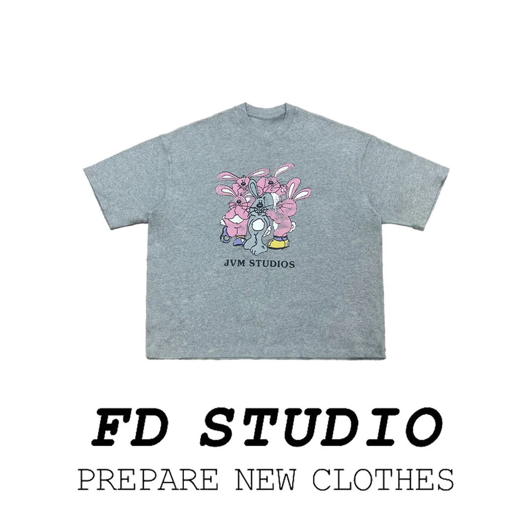 【梵町定制】FD26761夏季新款卡通小兔子短袖T