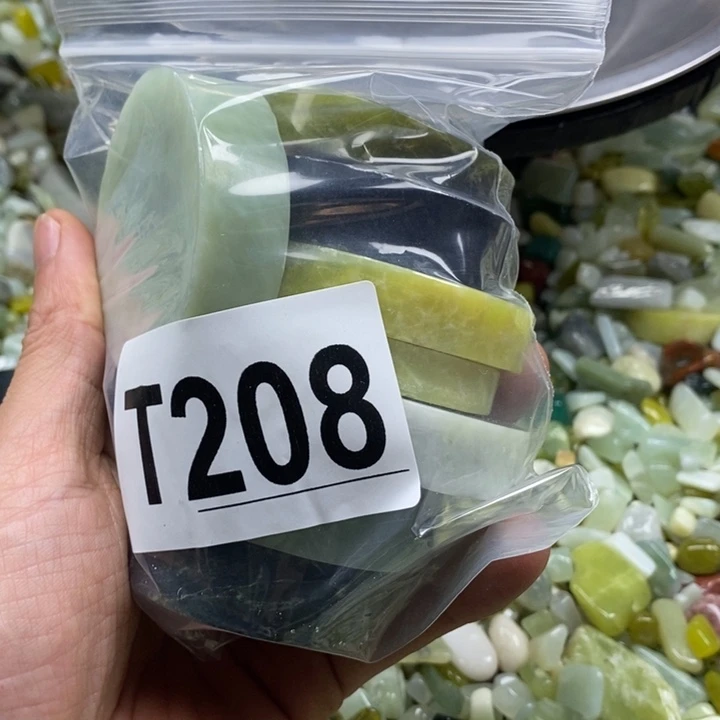 蛇纹石玉未镶嵌鱼缸石