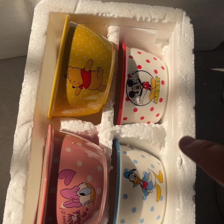 陶瓷乐趣四个米饭碗