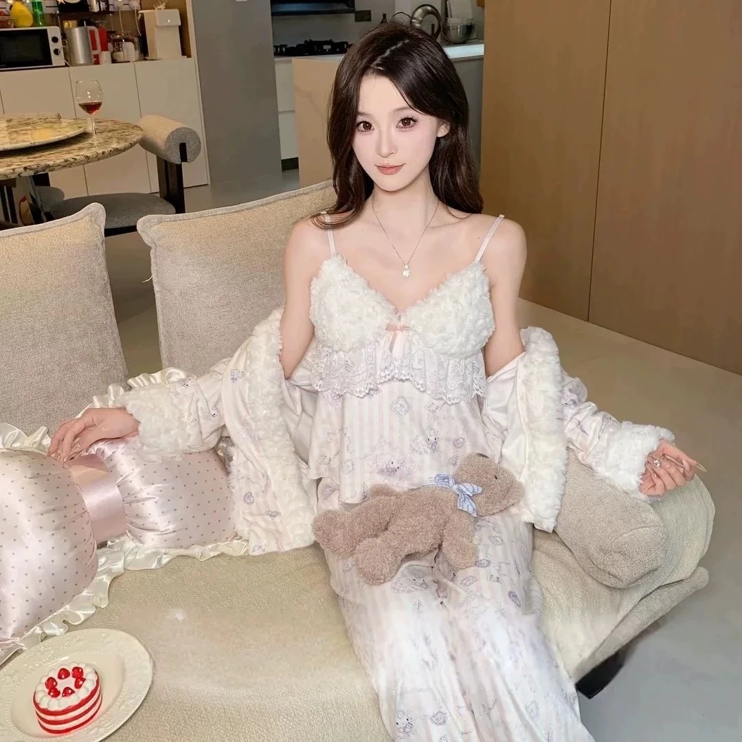 海岛绒居家服0-10两件套三件套
