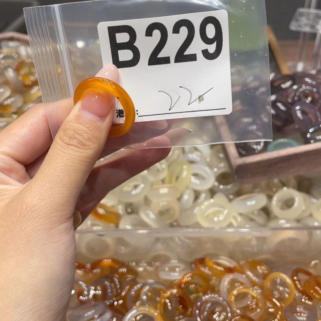 玛瑙/玉髓未镶嵌戒指229