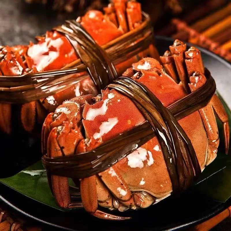 【活蟹现发】江苏大闸蟹 公蟹6-5.7两/只 母蟹5-4.7两/只 4/6/8只  顺丰京东冷链