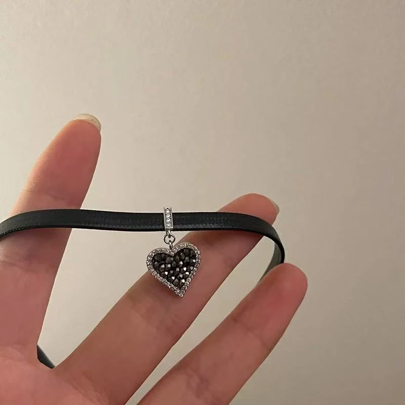 非金属皮质项链 YX六XL20250214新款复古皮质项圈项链百搭气质