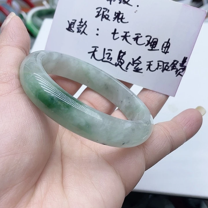 玻璃非金属手镯黑色