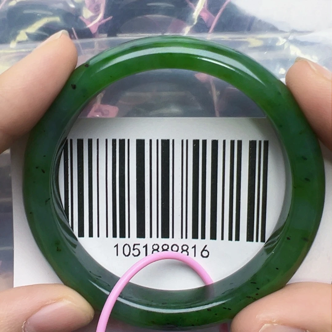 和田玉（碧玉）手镯未镶嵌55