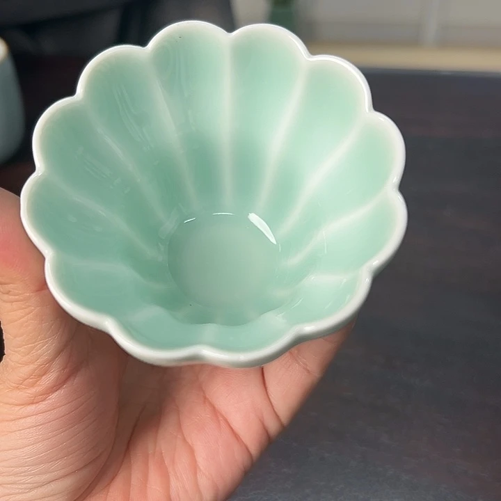 龙泉云间青瓷小米茶器