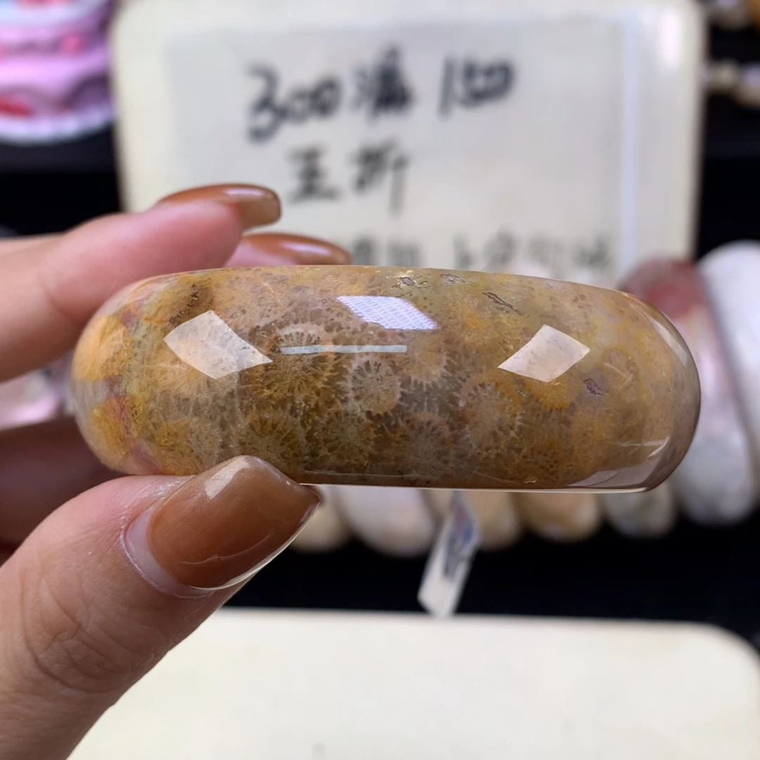 硅化珊瑚（珊瑚玉）未镶嵌颈饰晚场漏价五折52.8口（80号）