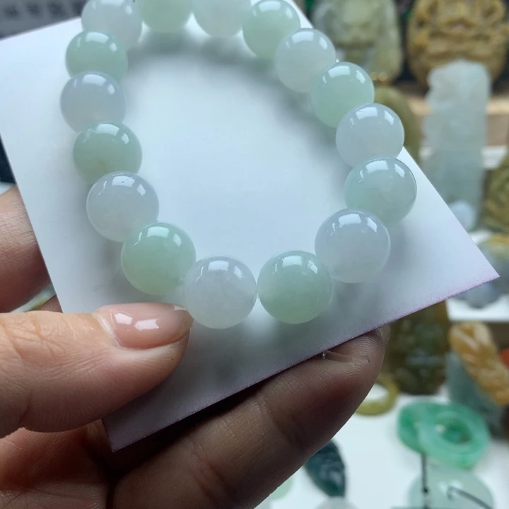 未镶嵌定制翡翠手串