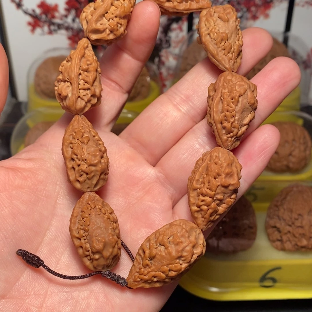 文玩核桃把件1.8尺麒麟角手串