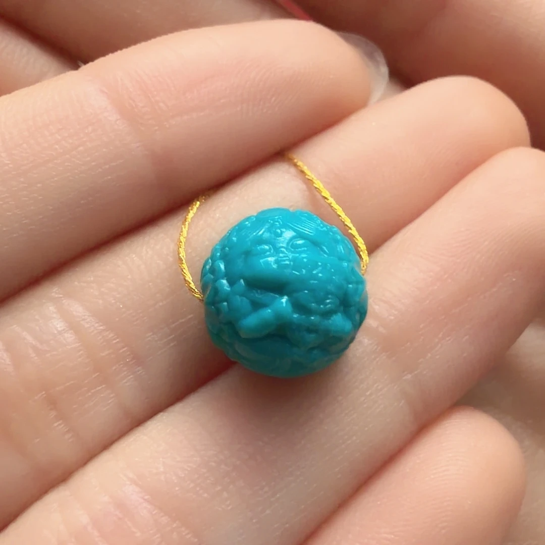 绿松石未镶嵌颈饰