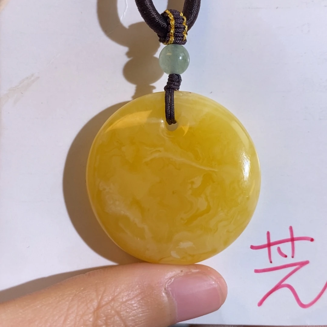 定制琥珀未镶嵌蜜蜡吊坠