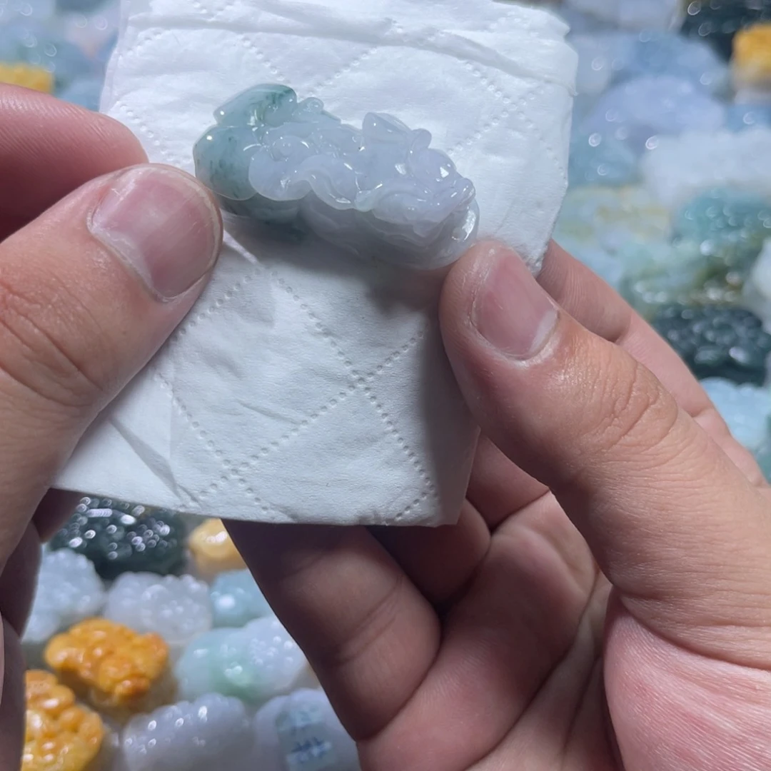 翡翠未镶嵌颈饰天然