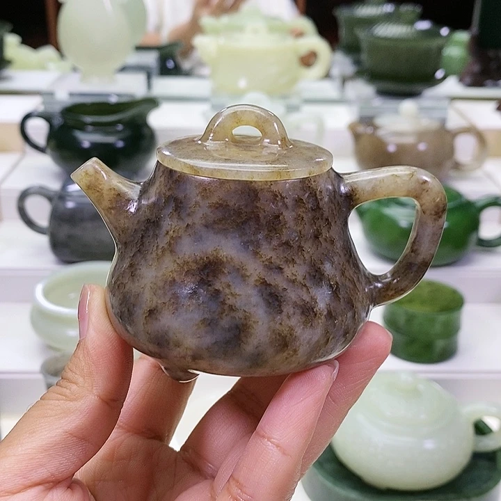 未镶嵌和田玉挂件茶壶