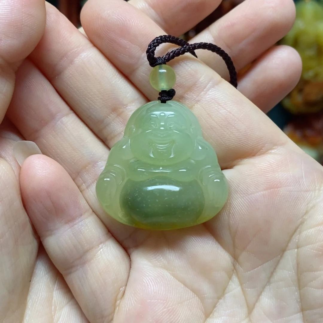 岫玉未镶嵌吊坠(赠链)