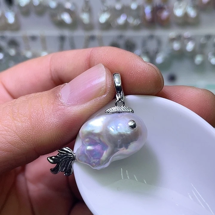 未镶嵌淡水珍珠颈饰17