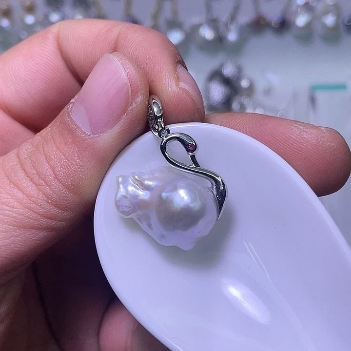 未镶嵌颈饰淡水珍珠02