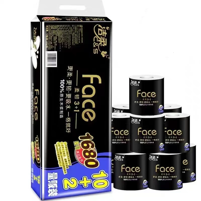 洁柔FACE有芯卷纸1680g