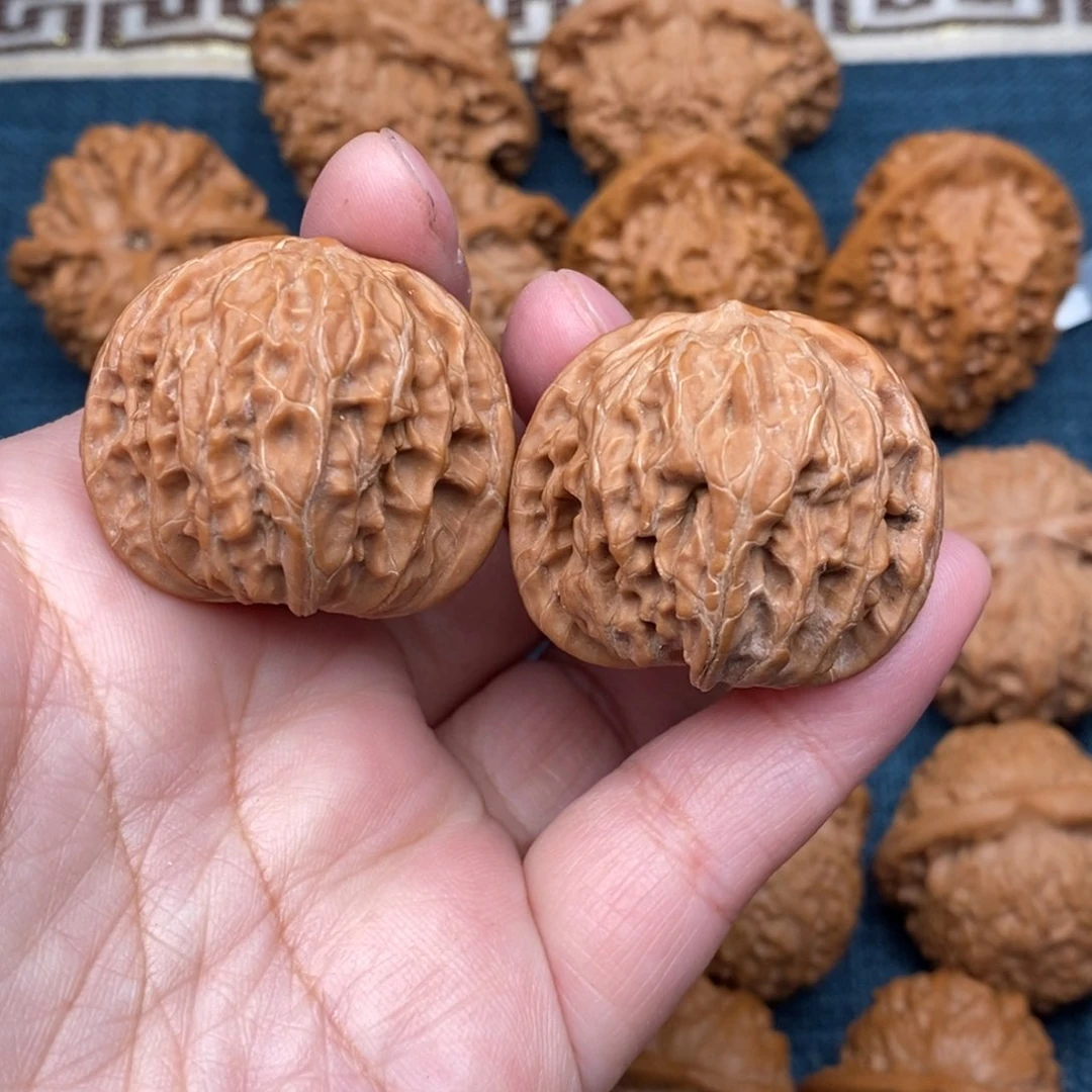 文玩核桃把件35山地正磨