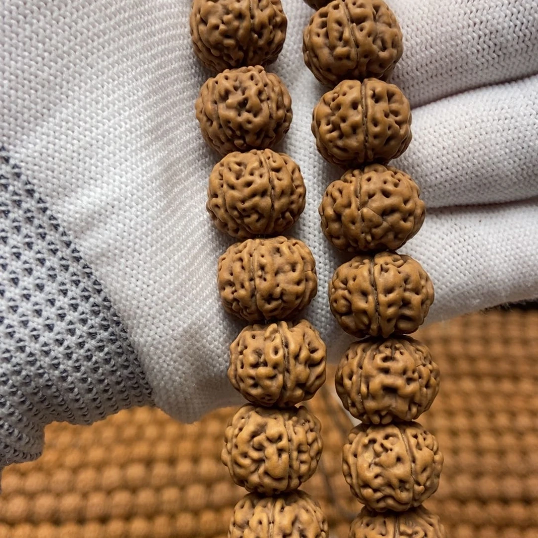 金刚菩提吊坠A**n纯血老树王双圈13