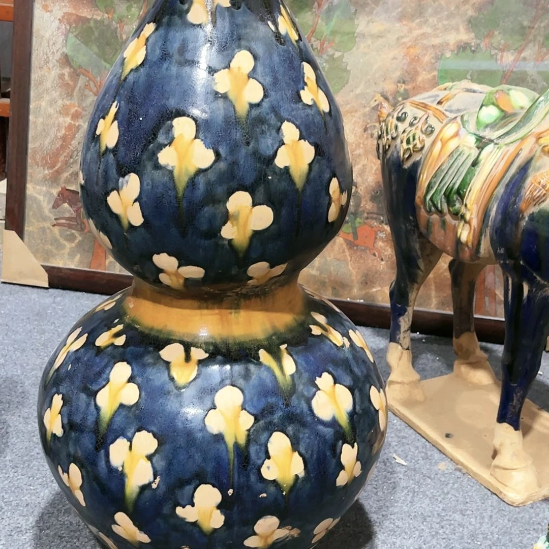 瓦当摆件摆件茶桌茶台陶瓷石*润