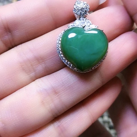 和田玉银S925镶嵌戒指