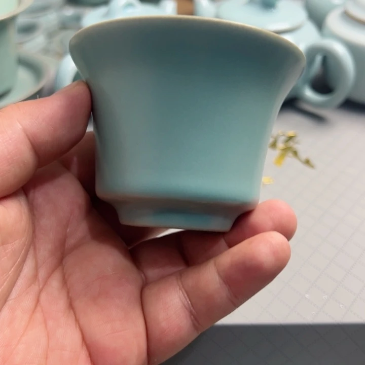 杯仿古釉马蹄主人杯