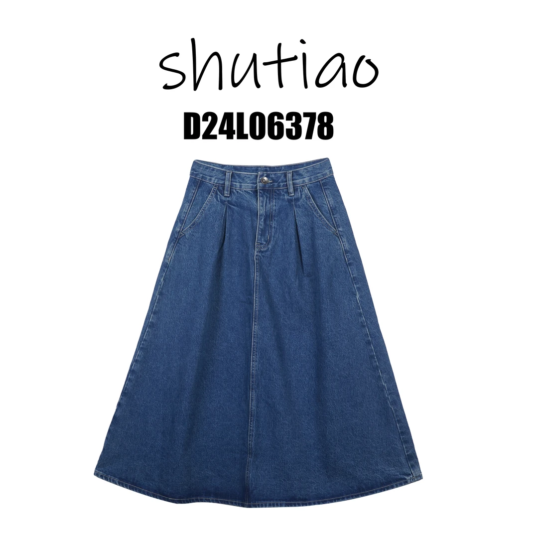 【SHUTIAO】2025春夏：新款小众设计款裙子D24L06378