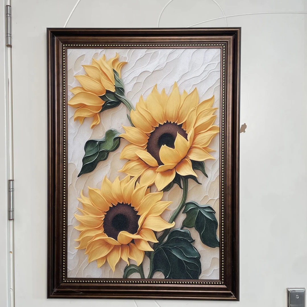 【柚居】D3现代轻奢黑白灰中古风客厅沙发玄关走廊餐厅卧室装饰画